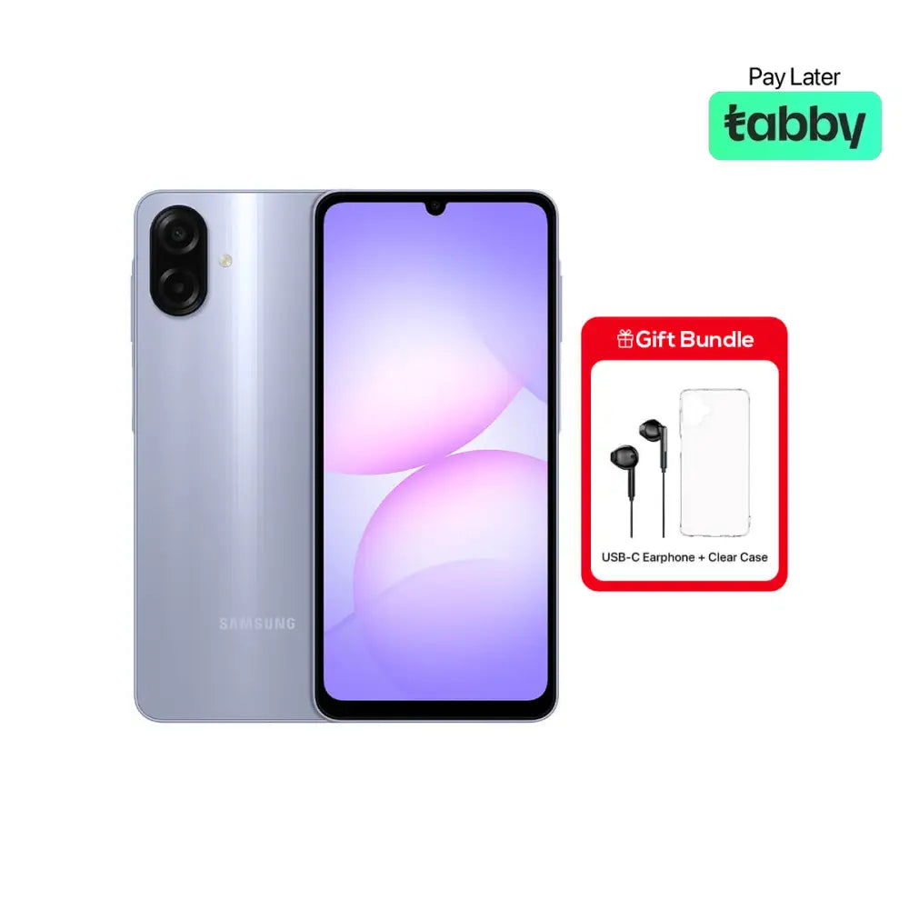 Samsung Galaxy A07 (4GB RAM + 128GB Memory) - Light Violet