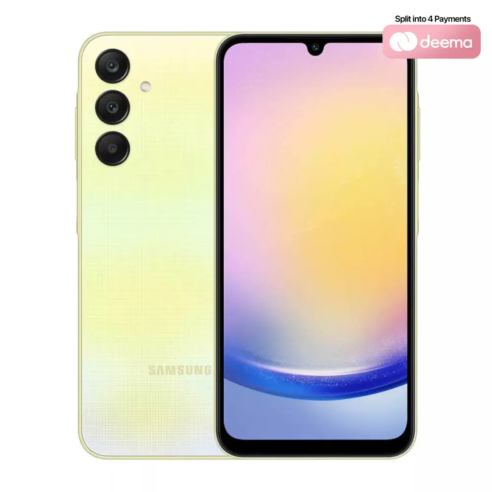 Samsung Galaxy A25 5G (8GB RAM + 256GB Memory) - Yellow