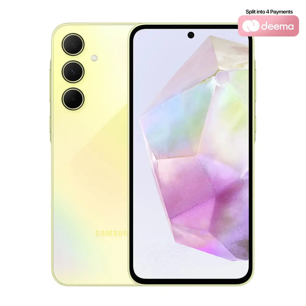 Samsung Galaxy A35 5G (8GB RAM + 256GB Memory) - Awesome Lemon