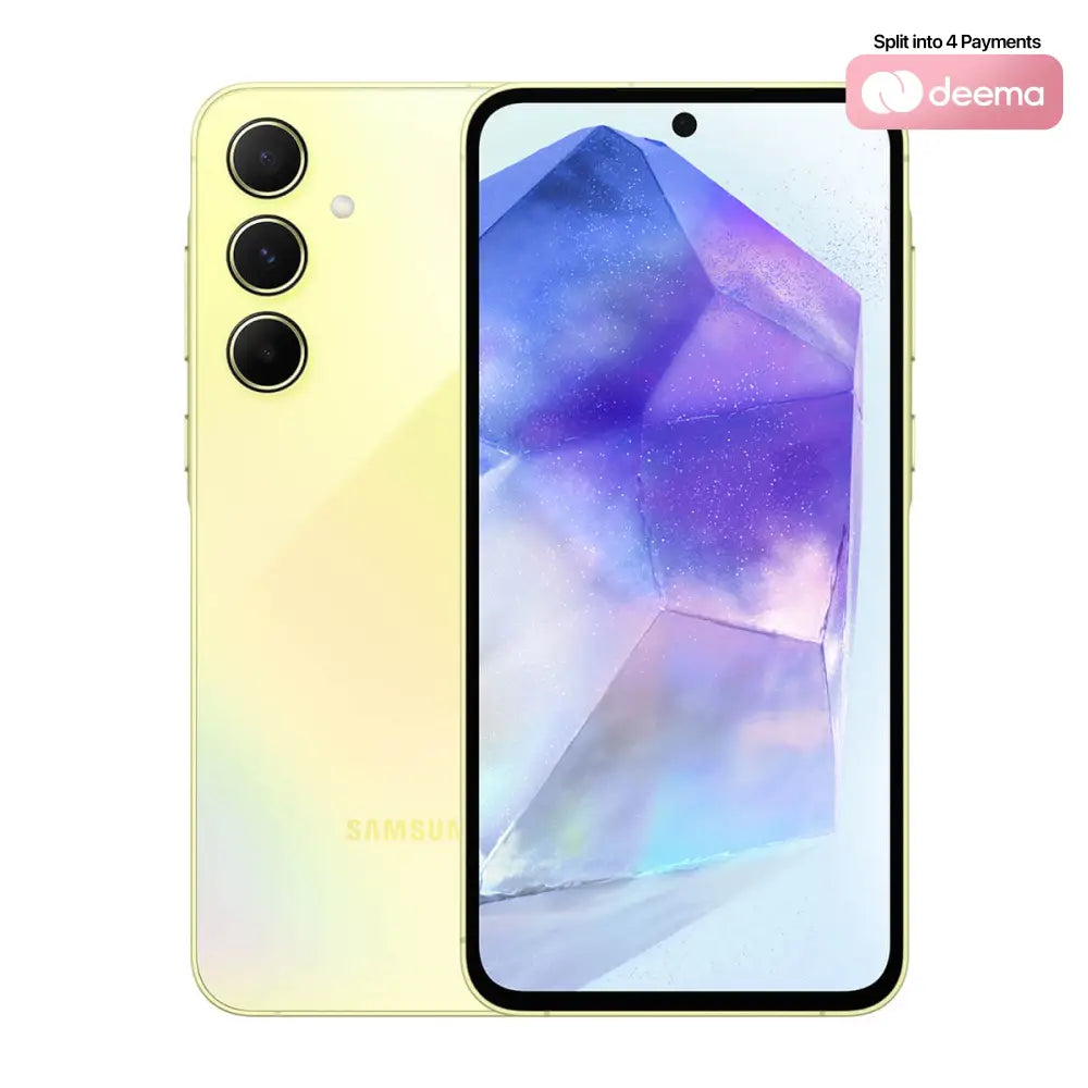Samsung Galaxy A55 5G (8GB RAM + 128GB Memory) - Awesome Lemon