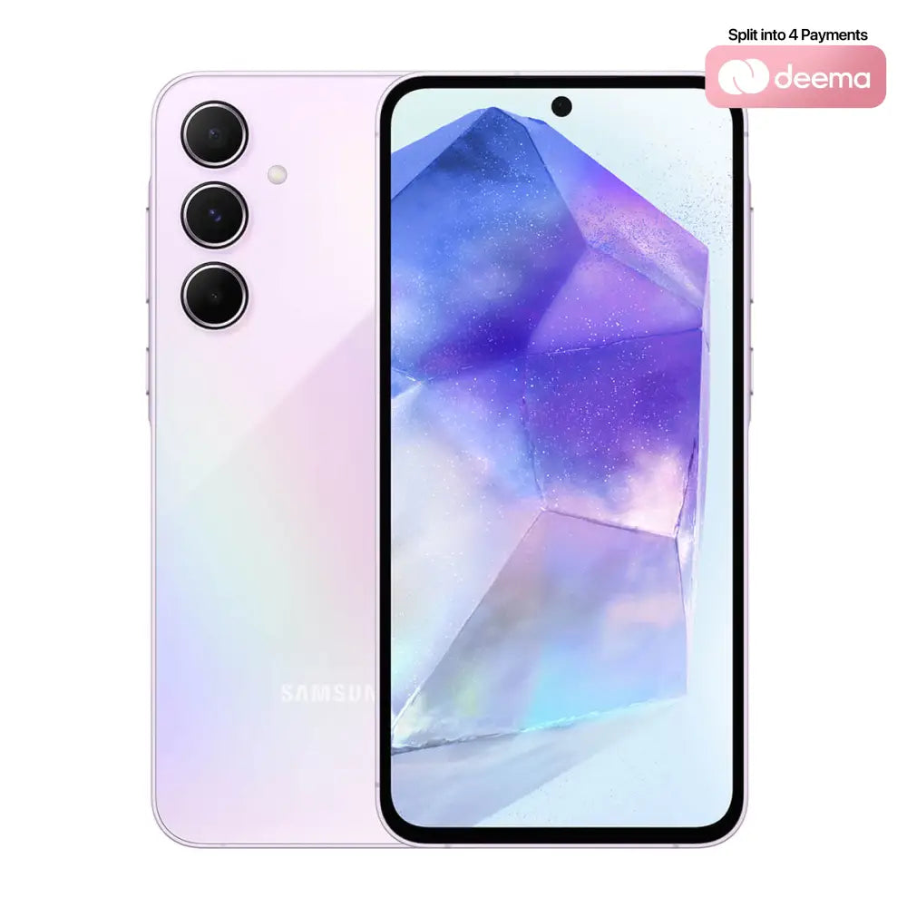 Samsung Galaxy A55 5G (8GB RAM + 128GB Memory) - Awesome Lilac