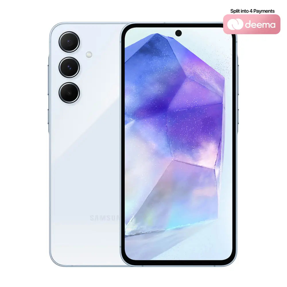 Samsung Galaxy A55 5G (8GB RAM + 256GB Memory) - Awesome Iceblue