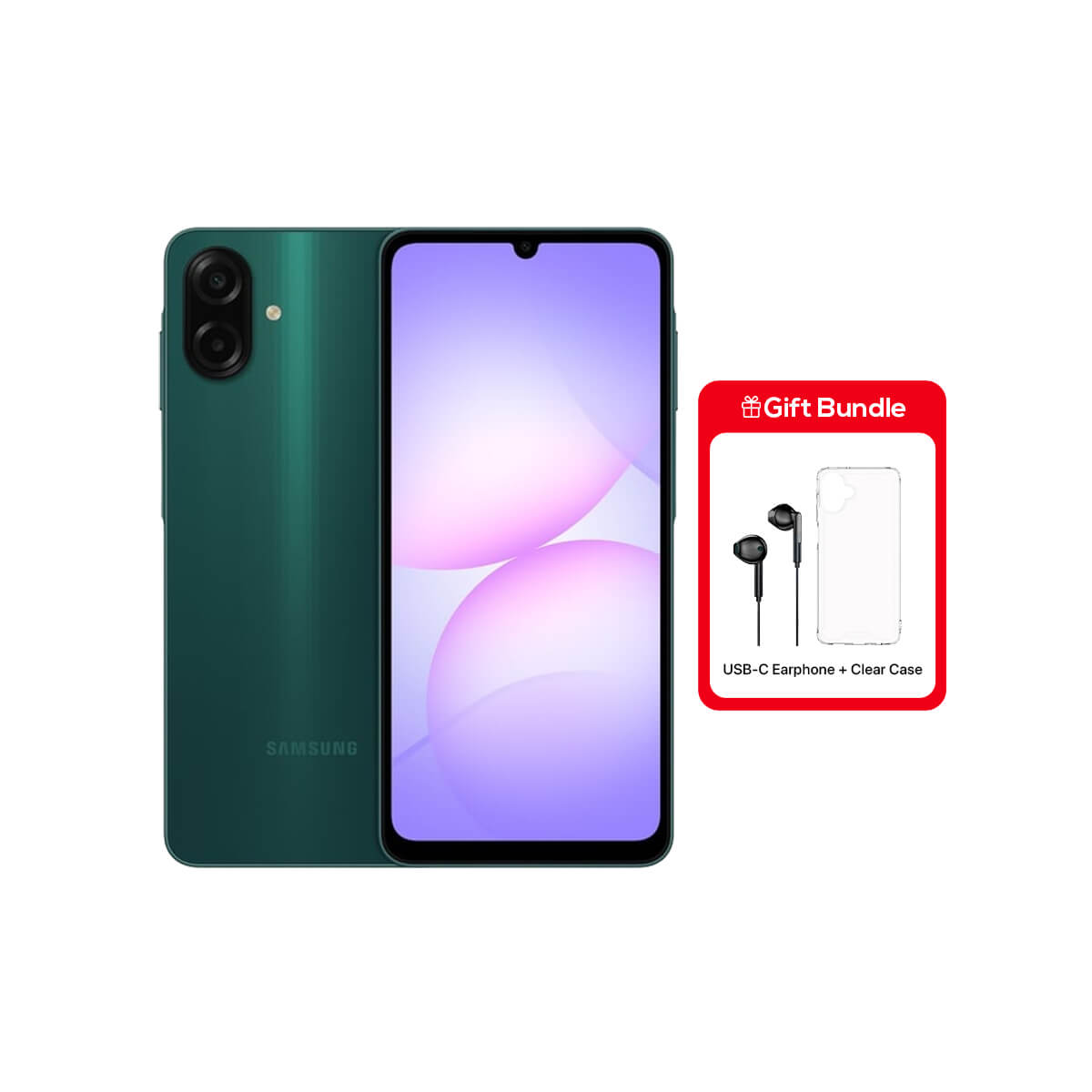 Samsung Galaxy A07 (4GB RAM + 128GB Memory) - Green