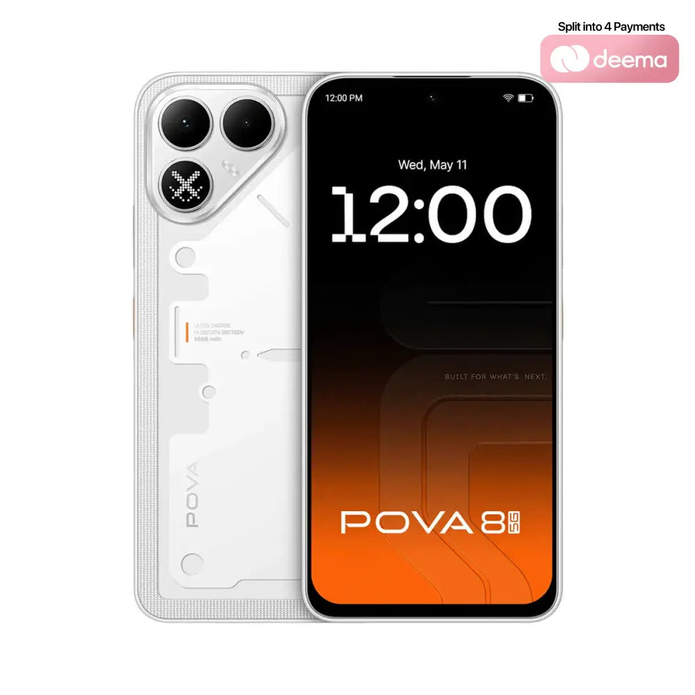 Tecno Pova 8 (8GB RAM + 256GB Memory) - Arc White