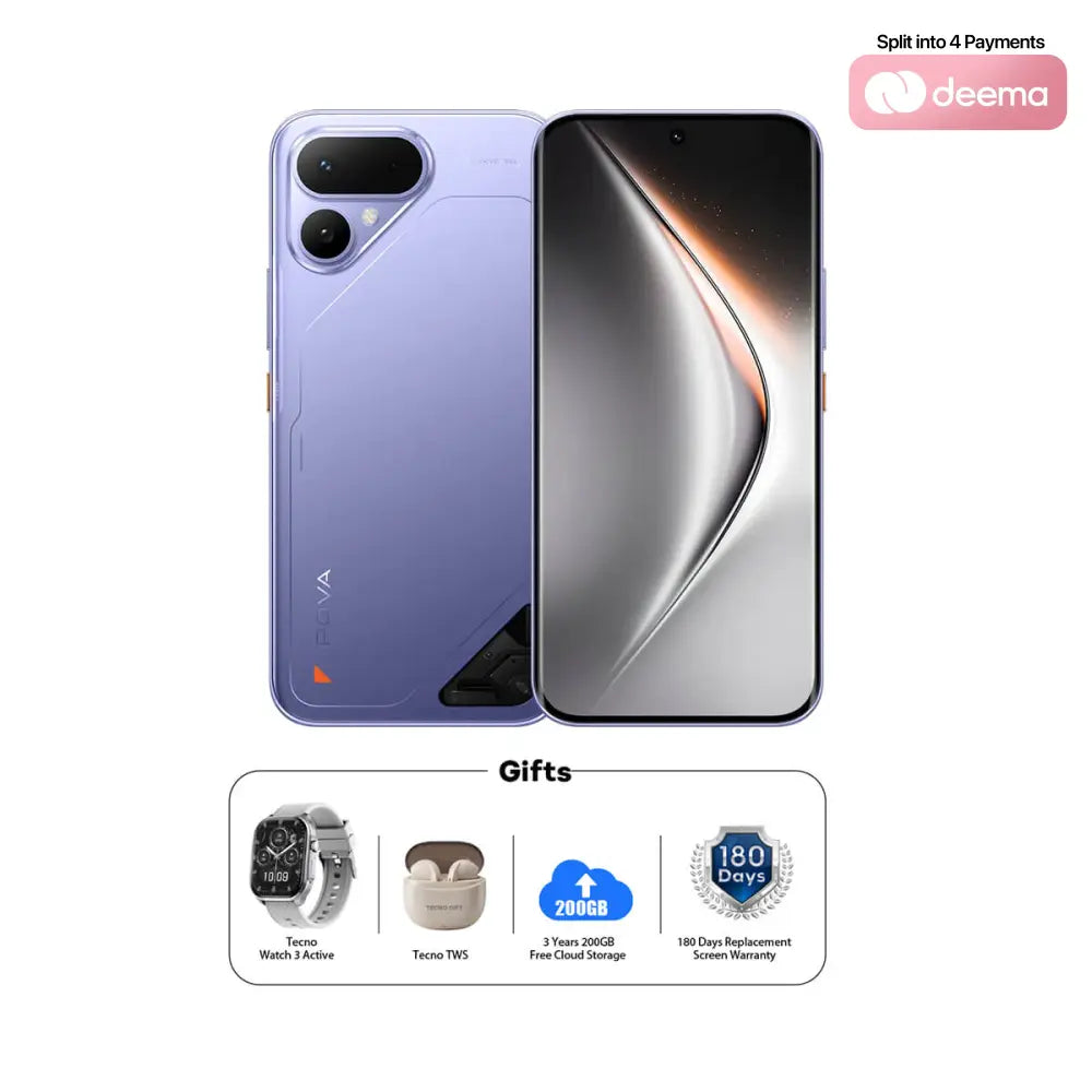Tecno Pova Curve 2 (12GB RAM + 256GB Memory) - Purple