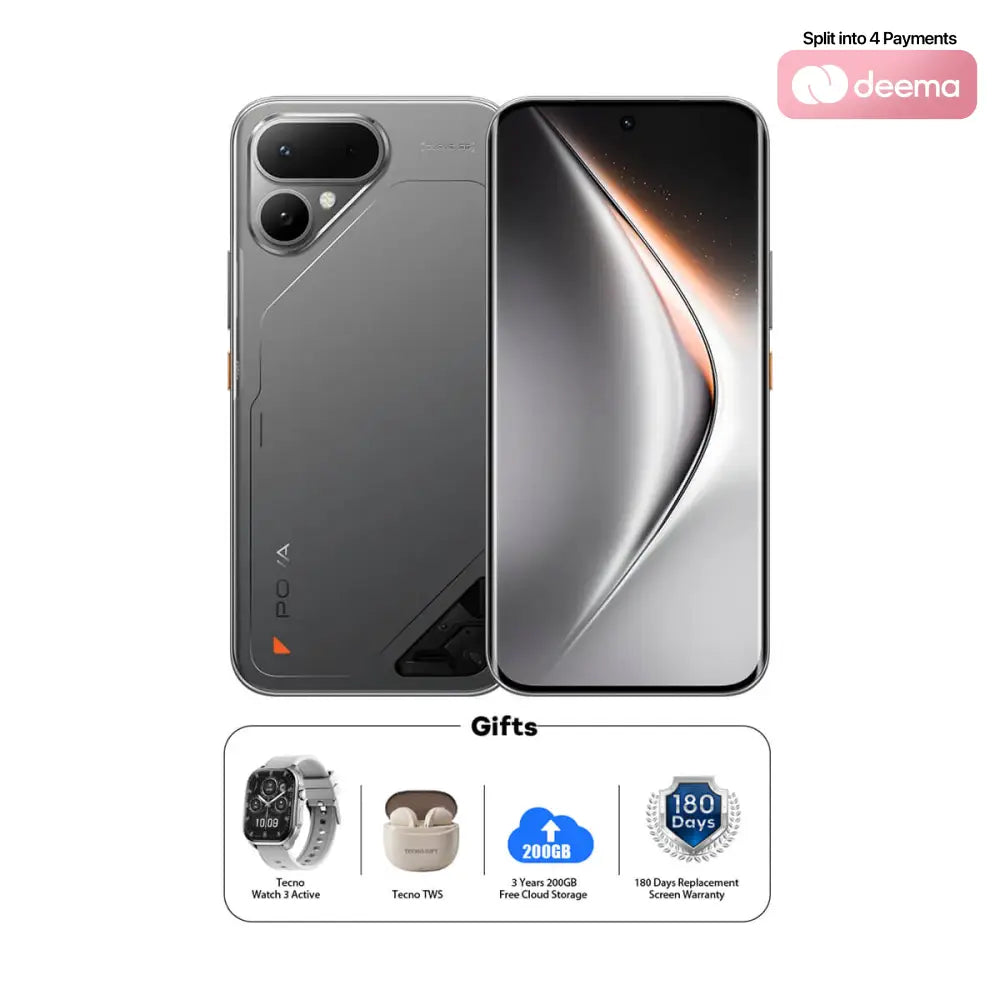 Tecno Pova Curve 2 (12GB RAM + 256GB Memory) - Storm Titanium
