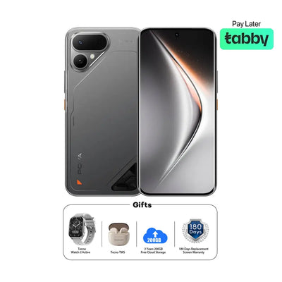 Tecno Pova Curve 2 (12GB RAM + 256GB Memory) - Storm Titanium