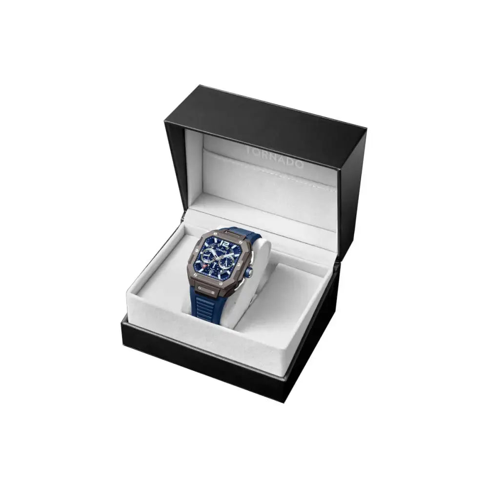 Tornado Xenith Curve Multi Function Watch Blue - T26101-XFNN