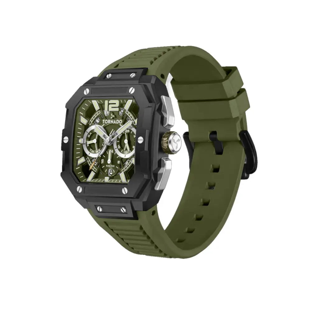 Tornado Xenith Curve Multi Function Watch Green - T26101-BFHH