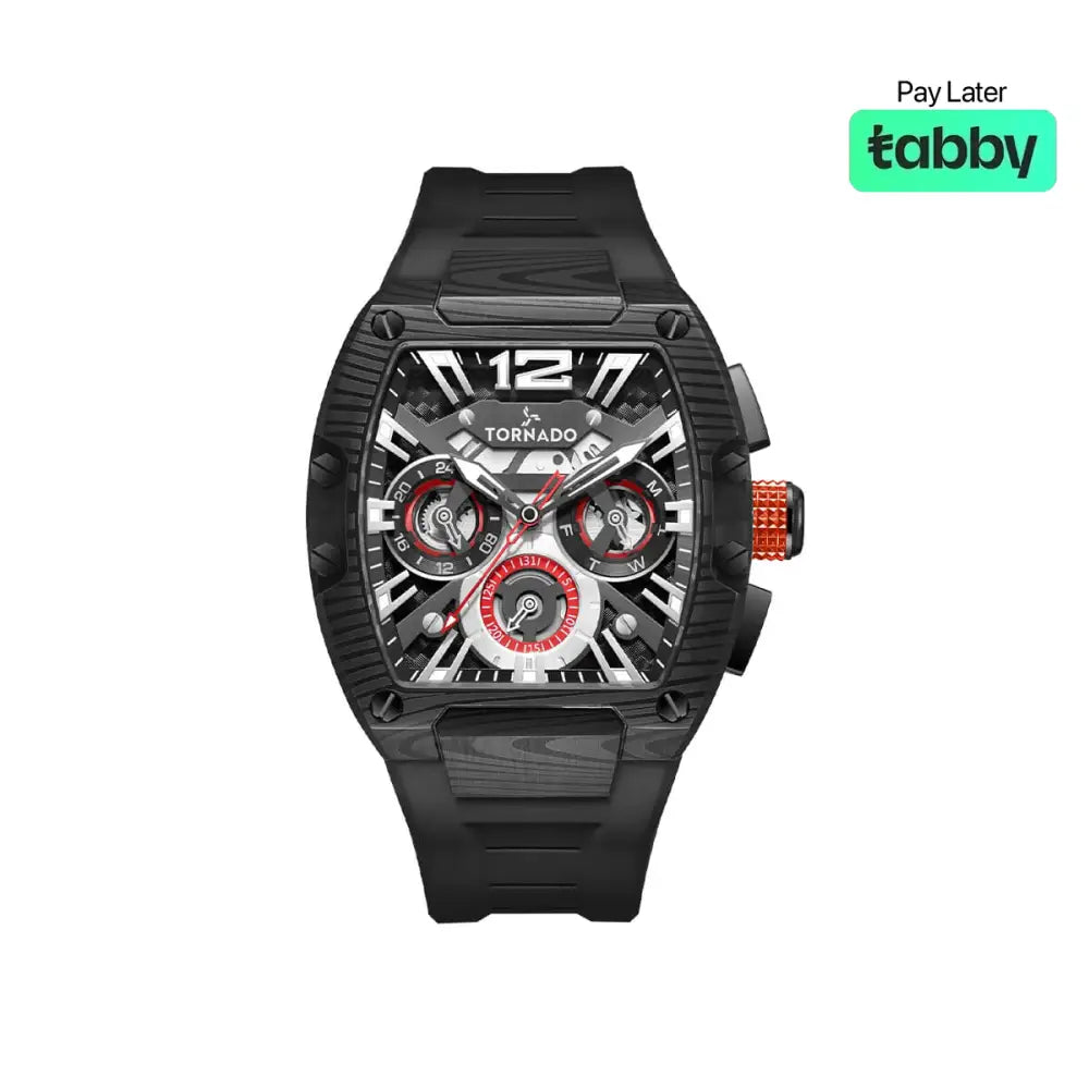 Tornado Xenith Multi Function Watch T23105L-BFBB - Dark Black