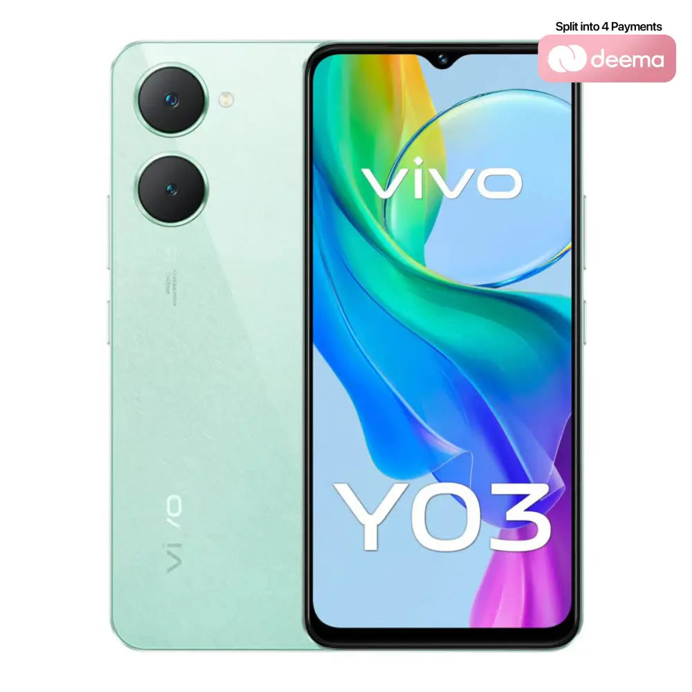 Vivo Y03 (8GB RAM (4 + 4) + 128GB Memory) - Gem Green