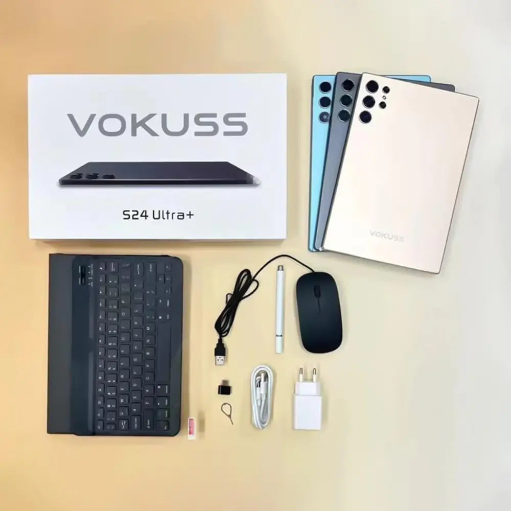 Vokuss S24 Ultra+ (16GB RAM + 1TB Memory) Tablet PC